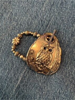 Antiqued Silver Owl Bracelet Charm Bracelet